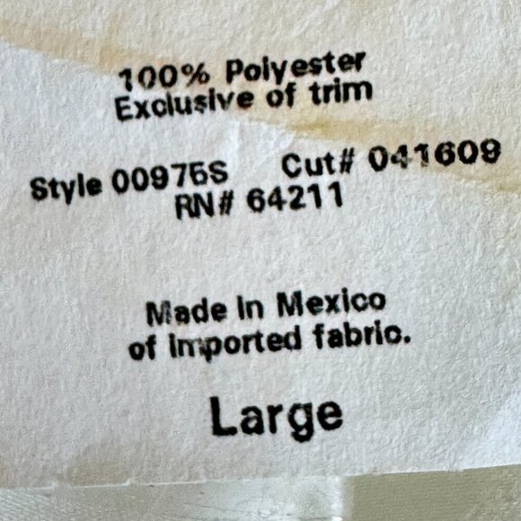 California Dynasty Beaded Lace Satin Nightie Vintage Vanilla Color Dress Mini L - Picture 7 of 7